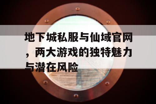 地下城私服与仙域官网，两大游戏的独特魅力与潜在风险